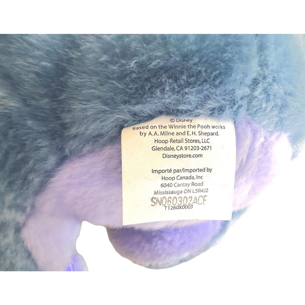 Disney Store Eeyore 10" Winnie the Pooh 8" Plush Stuffed Animal Detachable Tail - Picture 9 of 10